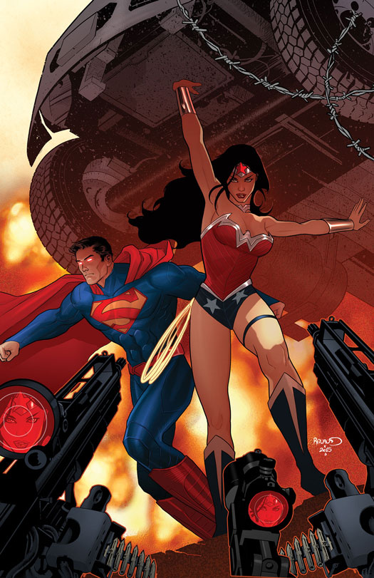 SUPERMAN-WONDER-WOMAN-28-cover-by-Paul-Renaud SUPERMAN/WONDER WOMAN 28 cover by Paul Renaud