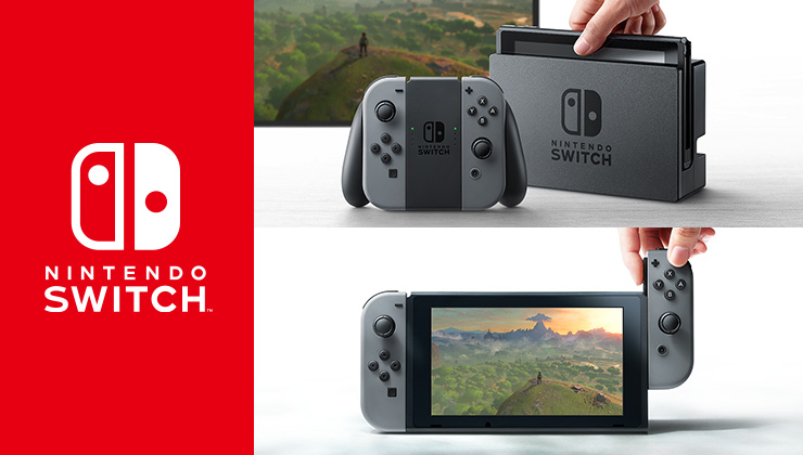 Firsthand look the Nintendo Switch. Courtesy of The Nintendo Company.