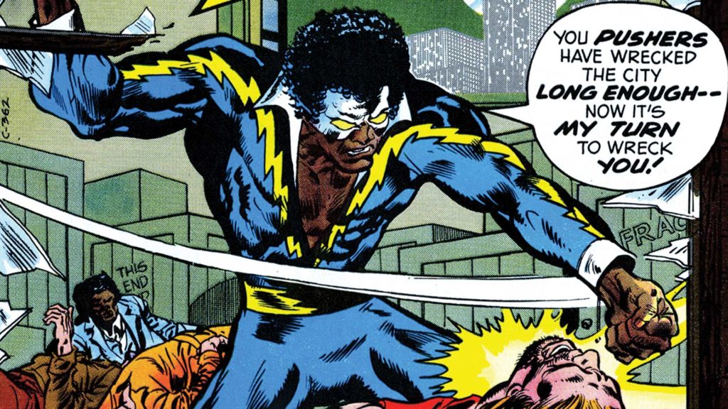 Cress Williams will be playing Black Lightning (real name Jefferson Pierce) one of the first major African American superheroes to appear in DC Comics. He debuted in Black Lightning #1 (April 1977).