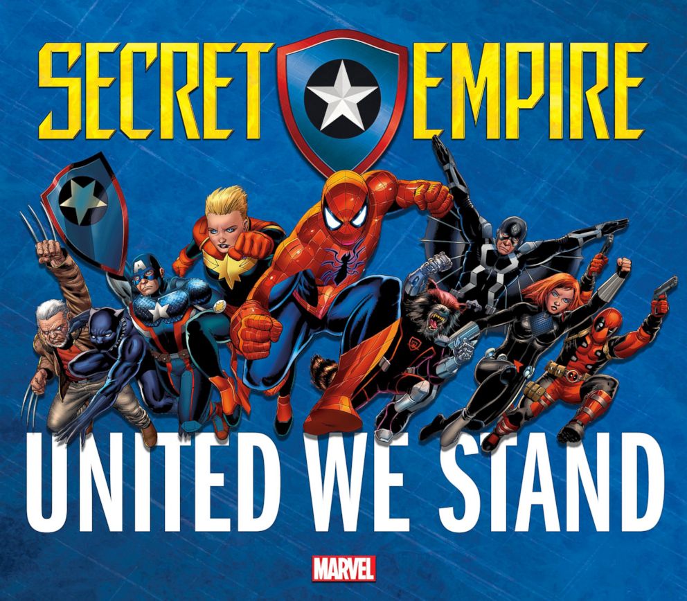 Secret Empire will be a 9-issue arc written by Nick Spencer, with cover art by Mark Brooks and interior art rotating between Steve McNiven, Andrea Sorrentino, Daniel Acuña, and Leinil Francis Yu. 