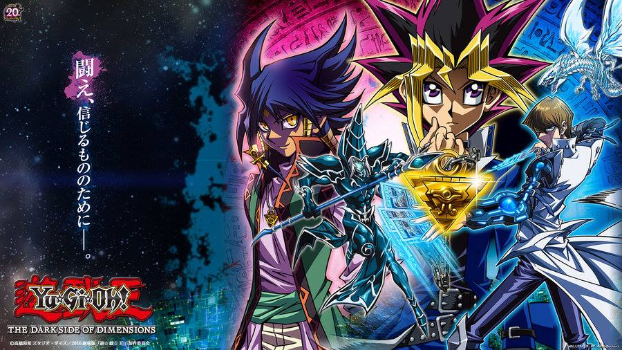 The main duelists of 'Yu-Gi-Oh! The Dark Side of Dimensions'