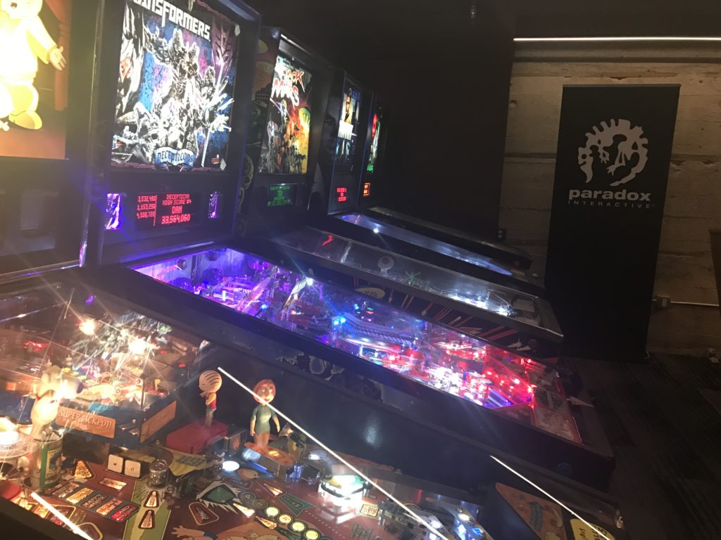 Paradox Interactive Party at Coin-Op Game Room.