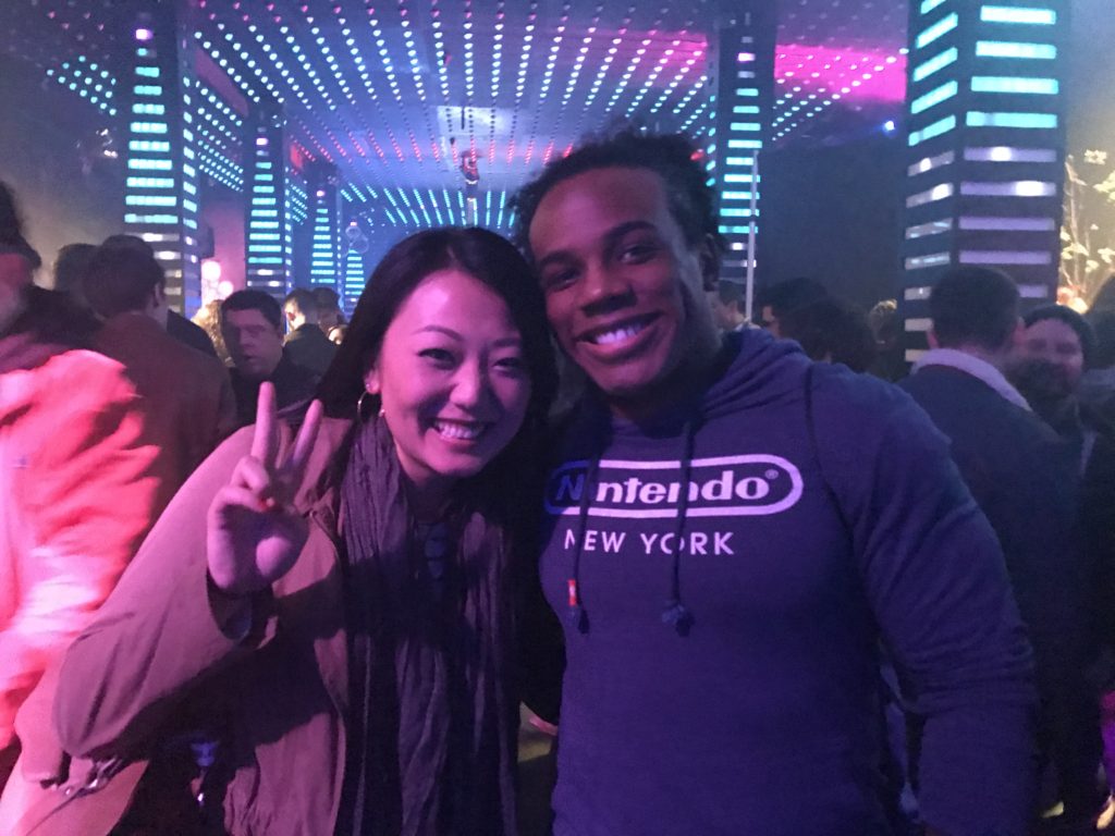 Kat meets Xavier Woods, the WWE New Day wrestler.
