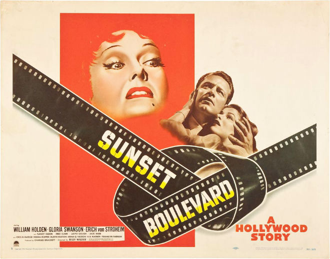 'Sunset Boulevard' (stylized onscreen as SUNSET BLVD.) is a 1950 American film noir[3] directed and co-written by Billy Wilder, and produced and co-written by Charles Brackett.