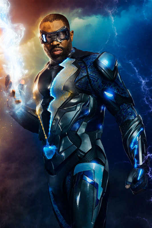 Cress Williams as Jefferson Pierce, the hero known as Black Lightning.