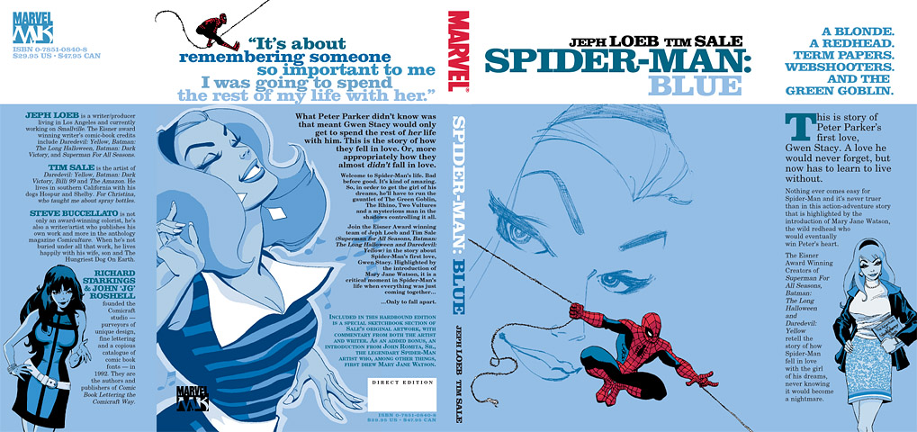 Read about Spider-Man's Valentine's Day in Blue.