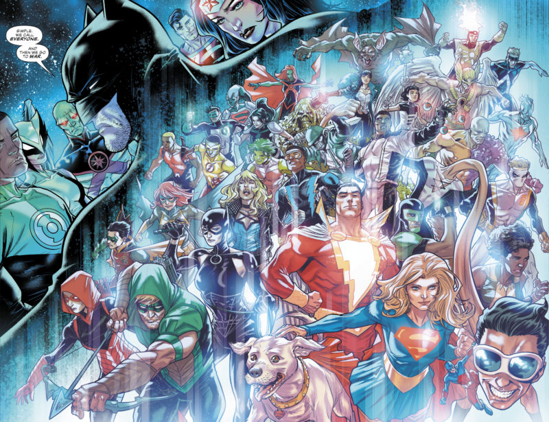 DC's heroes assemble in Year of the Villain. Photo: DC Comics