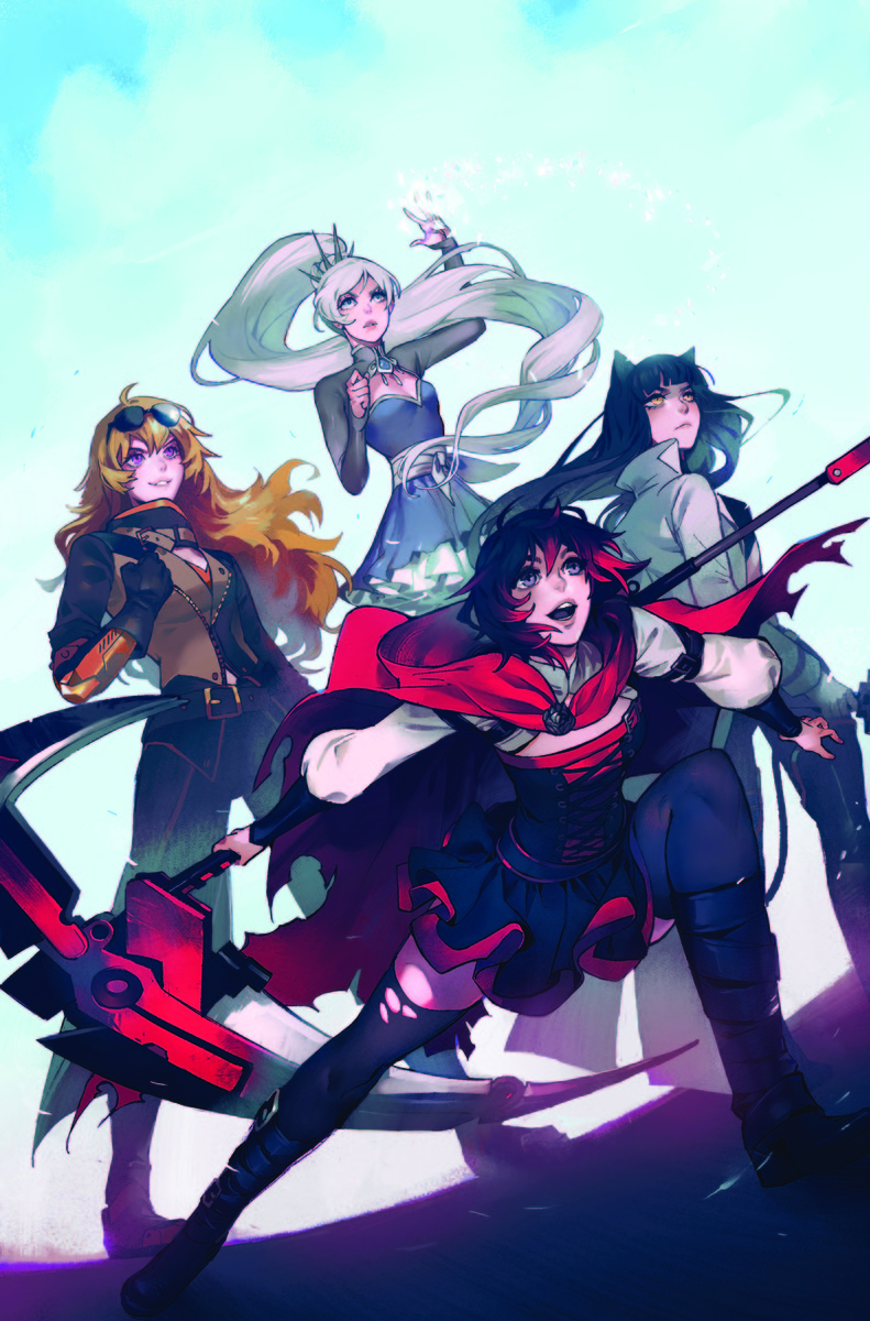 The Cover for RWBY #1, a comic series adaptation of the Rooster Teeth franchise. Photo: DC Comics