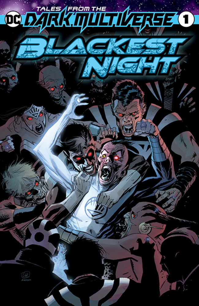 Cover, TALES FROM THE DARK MULTIVERSE: BLACKEST NIGHT #1 by Lee Weeks, on-sale November 13. Written by Tim Seeley, with art by Kyle Hotz. Photo: DC Comics
