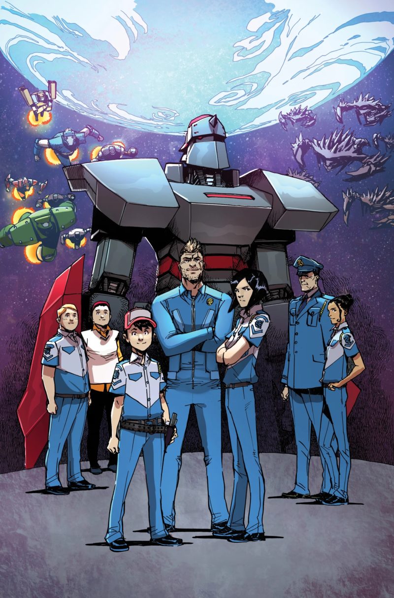 Mech Cadet Yu #12 cover by Takeshi Miyazawa. Photo: BOOM! Studios