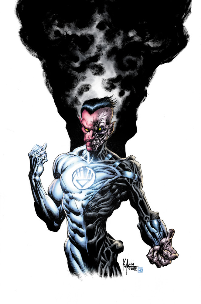 Sinestro character design from TALES FROM THE DARK MULTIVERSE: BLACKEST NIGHT #1. Art by Kyle Hotz and David Baron. Photo: DC Comics