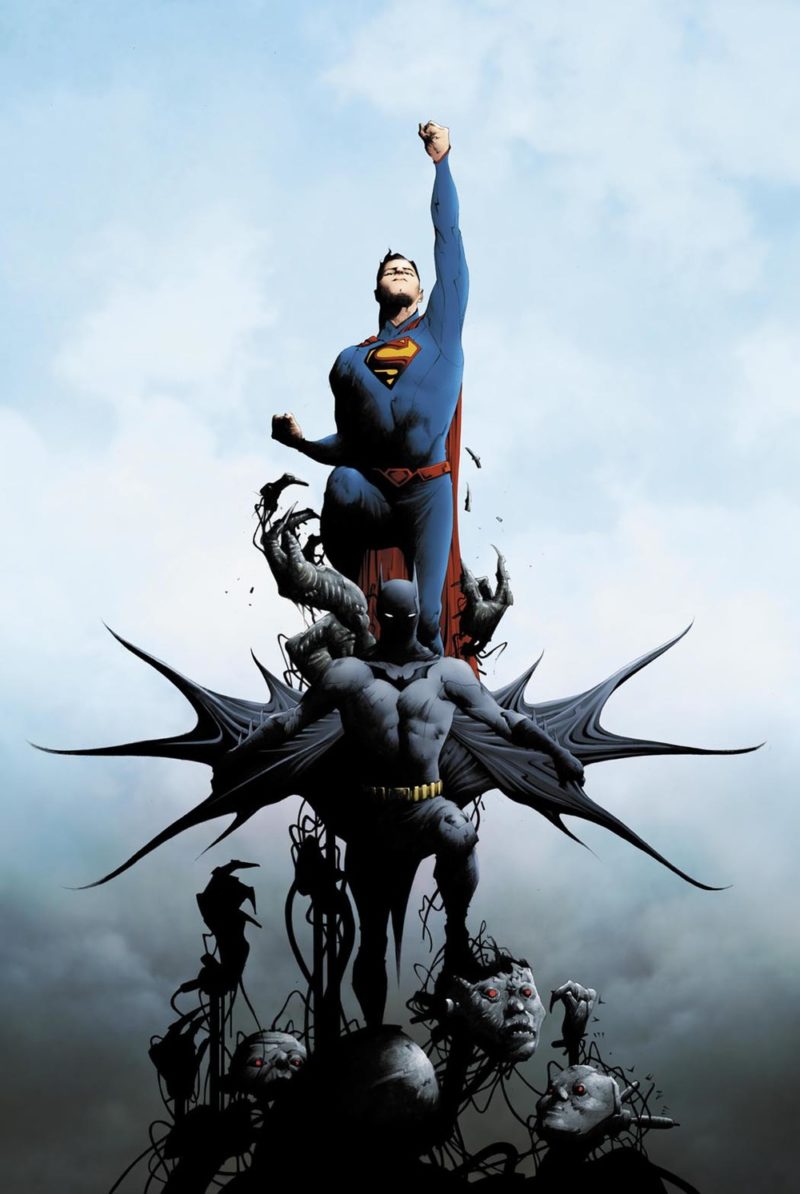 The World’s Finest team in 2013, Batman/Superman #1, art by Jae Lee. Photo: DC Comics