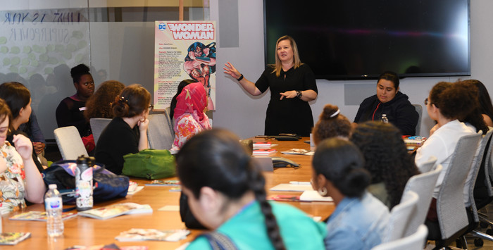 dc-and-writegirl-empower-the-next-generation-of-female-storytellers-06 Unlocking The “Super” Power In Her Pen: DC And WriteGirl Empower the Next Generation of Female Storytellers. Acclaimed DC Writers and Artists Mariko Tamaki, Cecil Castellucci, Cat Staggs, and Sarah Kuhn, Among Others, Lead Comics & Graphic Novels Writing Workshop For Los Angeles Teens. Photo: DC Comics