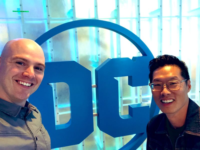 Tony Kim and Trevor Kai at DC Comics headquarters. Photo: Tony Kim