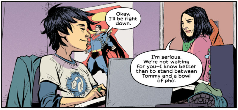 Tommy loves pho. Photo: DC Comics