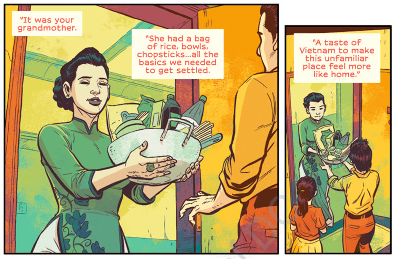 A taste of Vietnam to make this place more like home. Photo: DC Comics