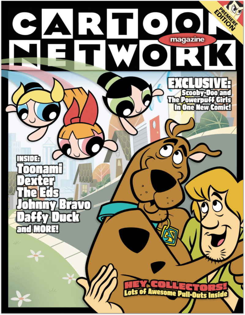 My beloved issue of Cartoon Network magazine, my gateway drug into pop culture journalism as I saw the beloved shows of my youth carry on in print form.