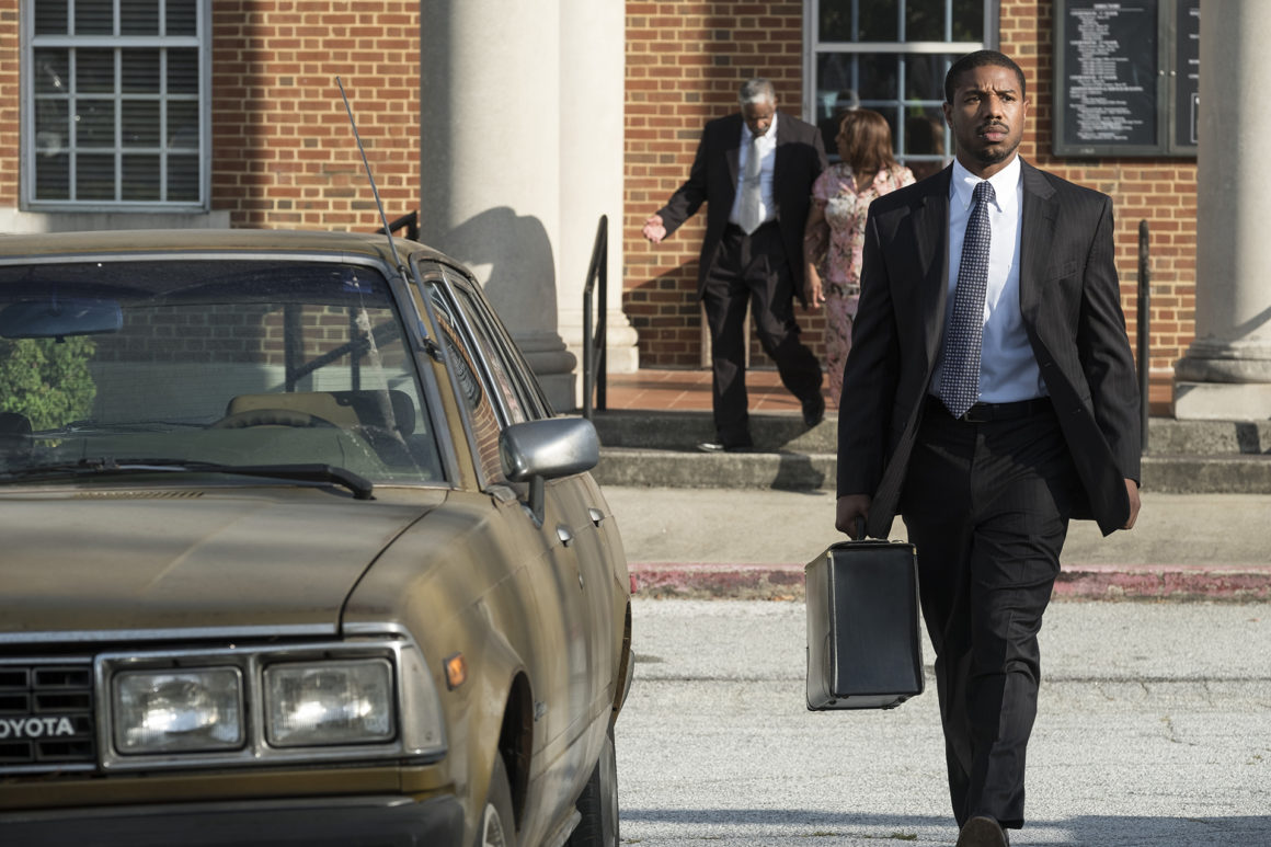 Michael B. Jordan as Bryan Stevenson in Warner Bros. Pictures' drama 'Just Mercy.' Photo: Jake Giles Netter