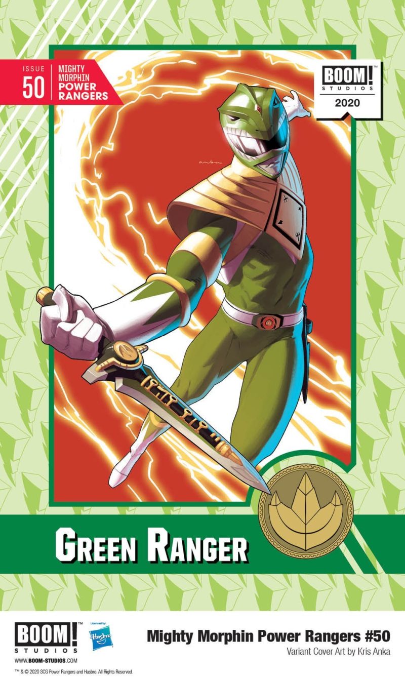 Variant cover art by Kris Anka for the finale of Power Rangers: Necessary Evil. Photo: BOOM! Studios