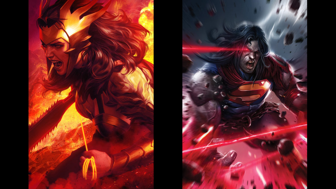 Art by Stanley "Artgerm" Lau and Francesco Mattina. Photo: DC Comics