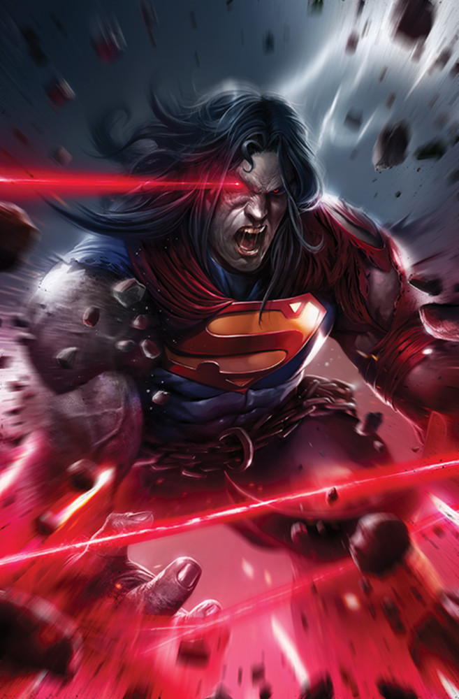 Superman Variant Cover, Dark Nights: Death Metal. Art by Francesco Mattina. Photo: DC Comics