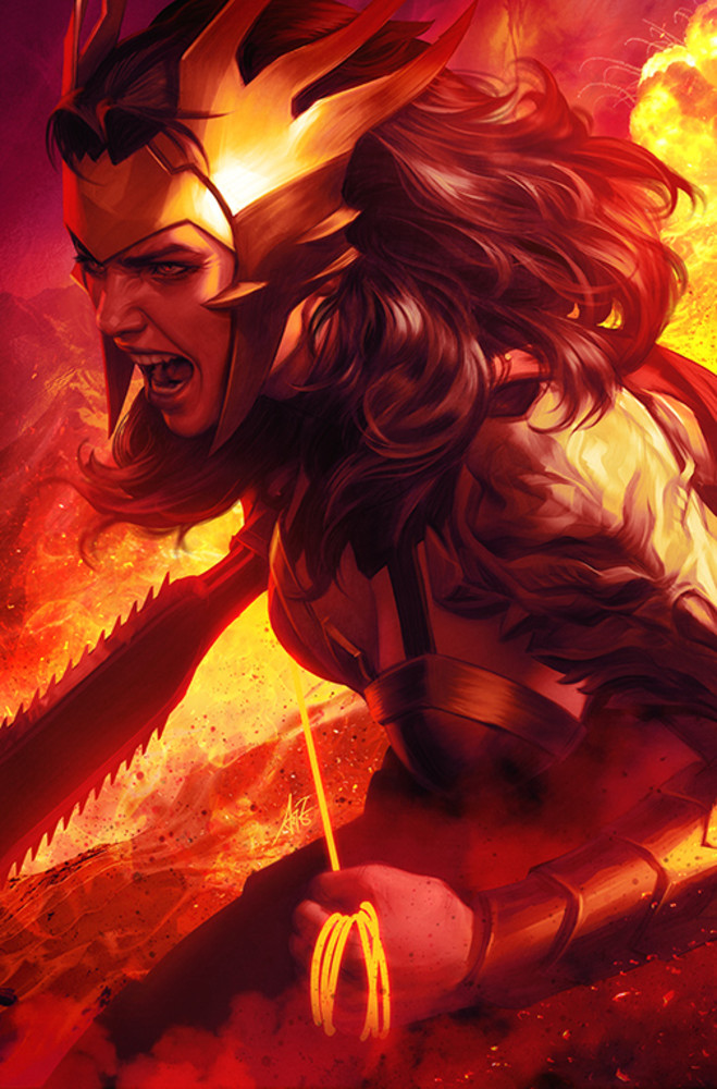 Wonder Woman Variant Cover, DARK NIGHTS: DEATH METAL. Art by Stanley "Artgerm" Lau. Photo: DC Comics