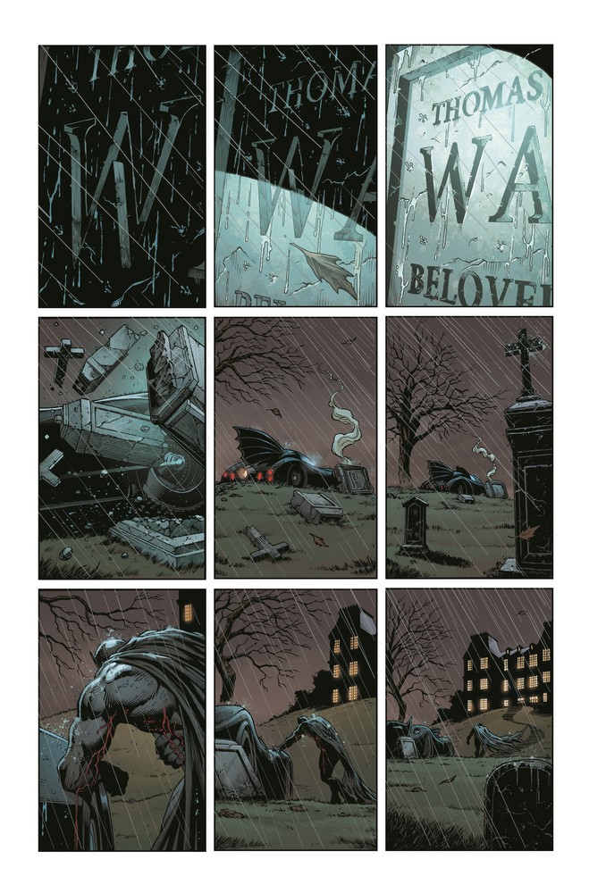 Page 1 of the first issue. Photo: Jason Fabok and Brad Anderson/DC Comics