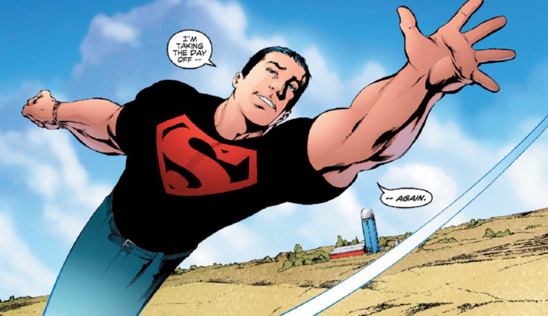 Superboy straight out of the pages of DC Comics. Photo: DC Comics