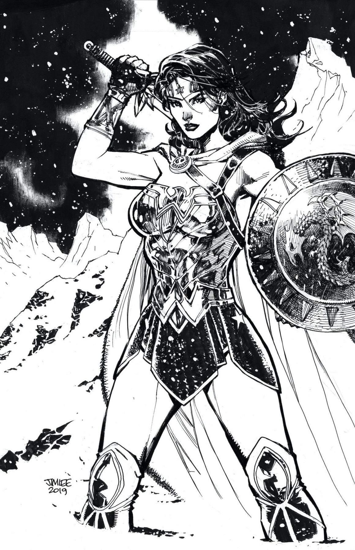 Variant cover by Jim Lee for Wonder Woman #759. Photo: DC Comics