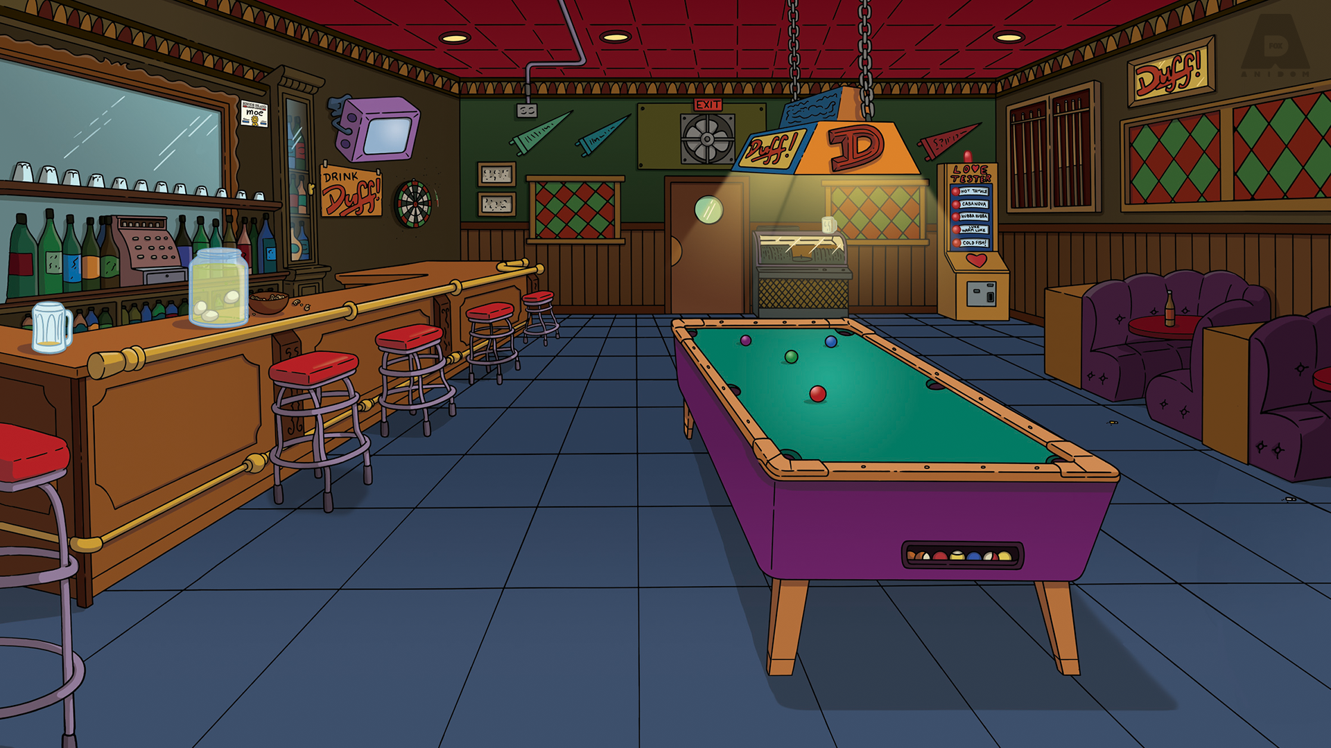 Miss the bars? Feel like you're at Moe's Tavern. Photo: Fox