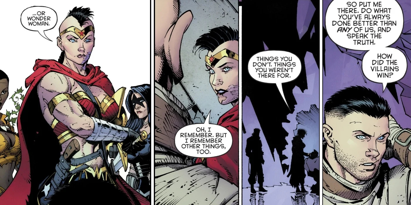 Maybe a future where Wonder Woman has a mohawk isn't so bad. Photo: DC Comics