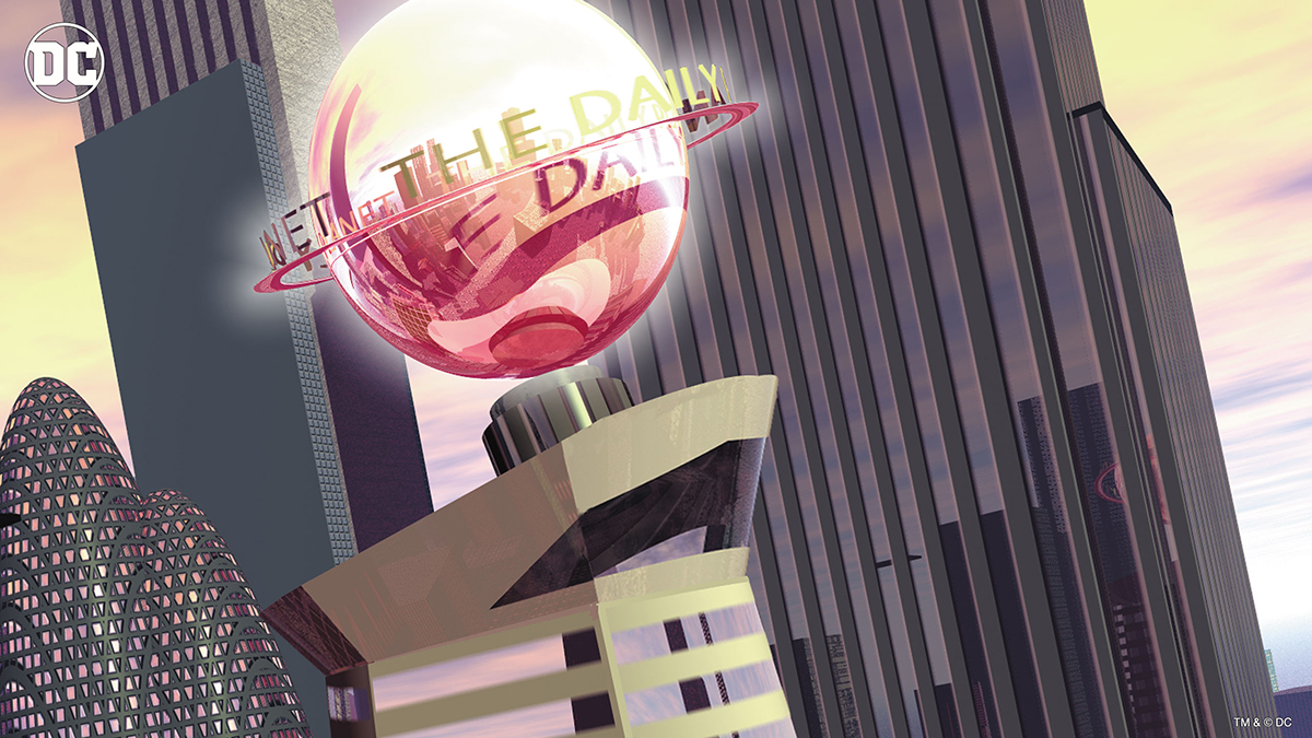 The iconic Daily Planet will be sure to make you feel like you’re in the city of tomorrow. Photo: DC Comics