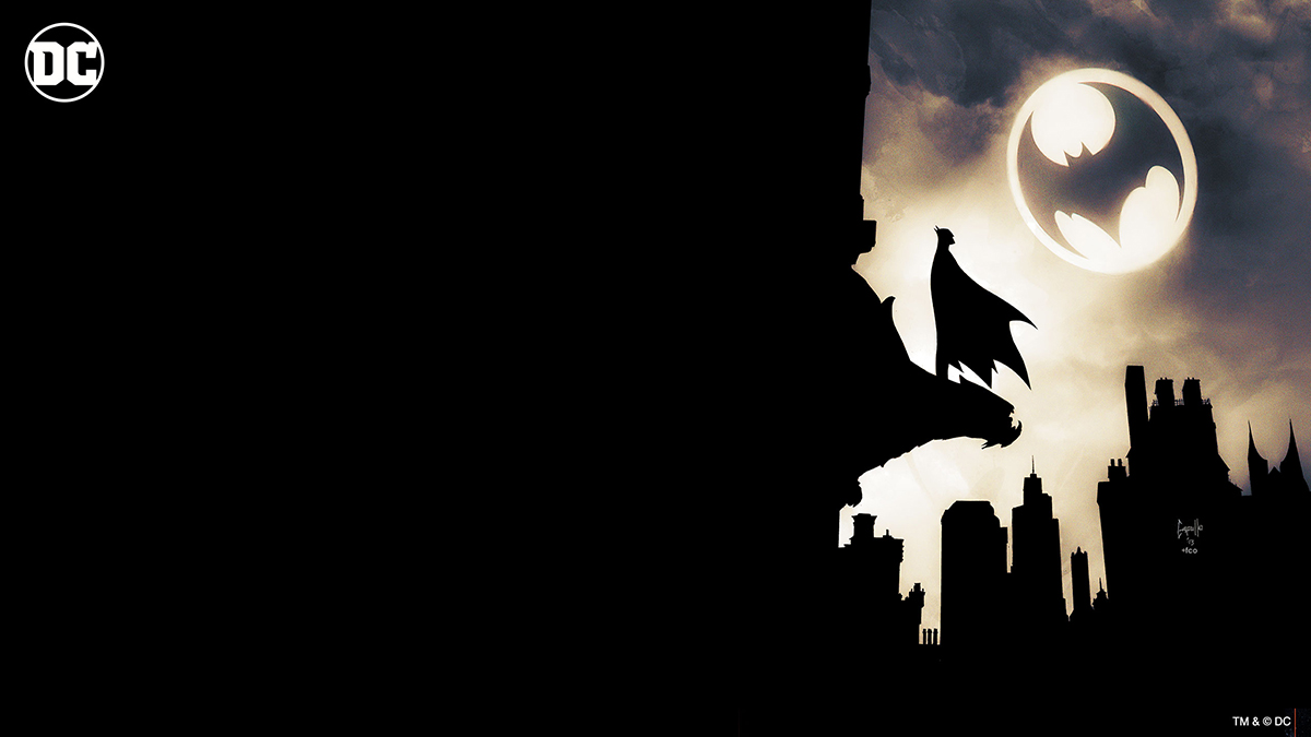 Capture the attention of others with the light of the Batsignal shining behind you. Photo: DC Comics