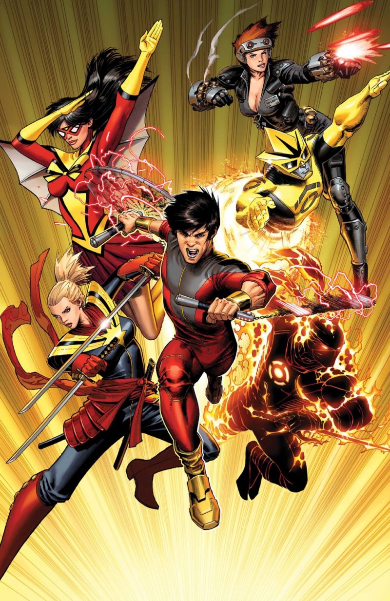 The cover of Avengers Vol. 5 #11 featuring Shang-Chi front and center. Photo: Marvel Comics