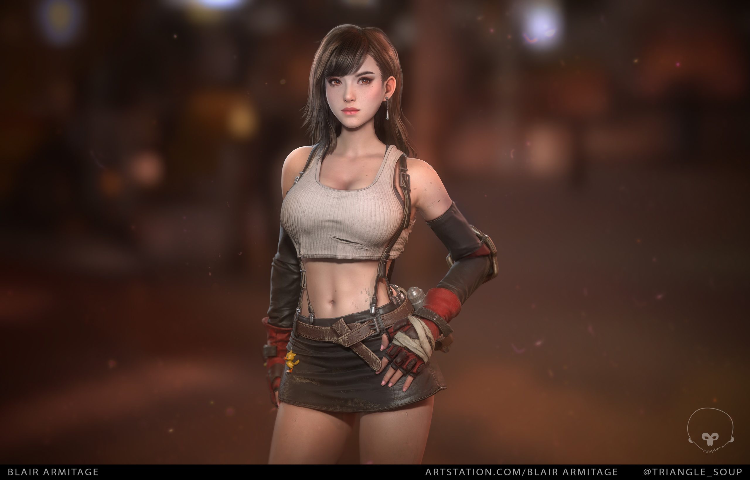 3D Character Art of Tifa Lockhart by Blair Armitage