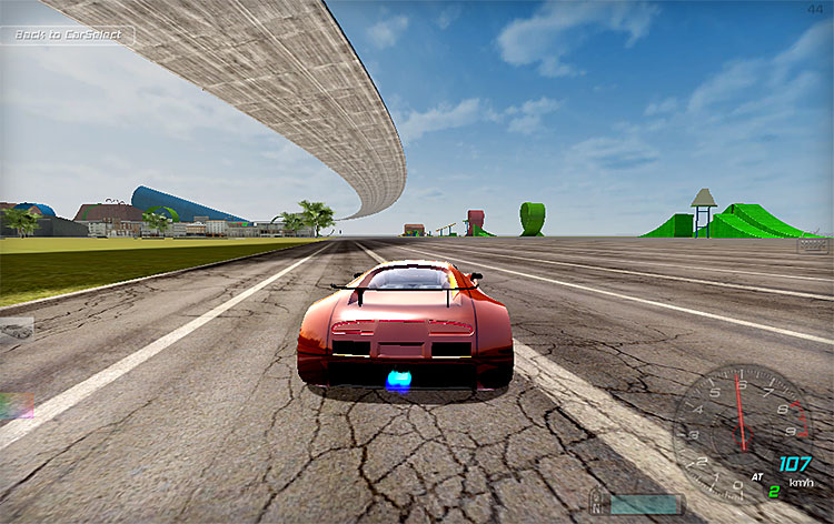 Over time, you will feel more confident steering around turns quickly in racing games like Madalin Stunt Cars 2. Photo: Madalin Games