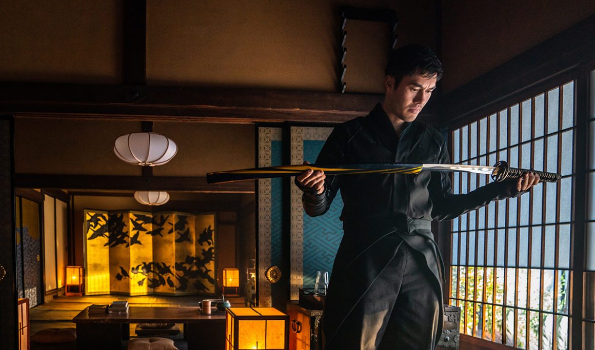 Henry Golding plays Snake Eyes in Snake Eyes: G.I. Joe Origins from Paramount Pictures, Metro-Goldwyn-Mayer Pictures and Skydance.